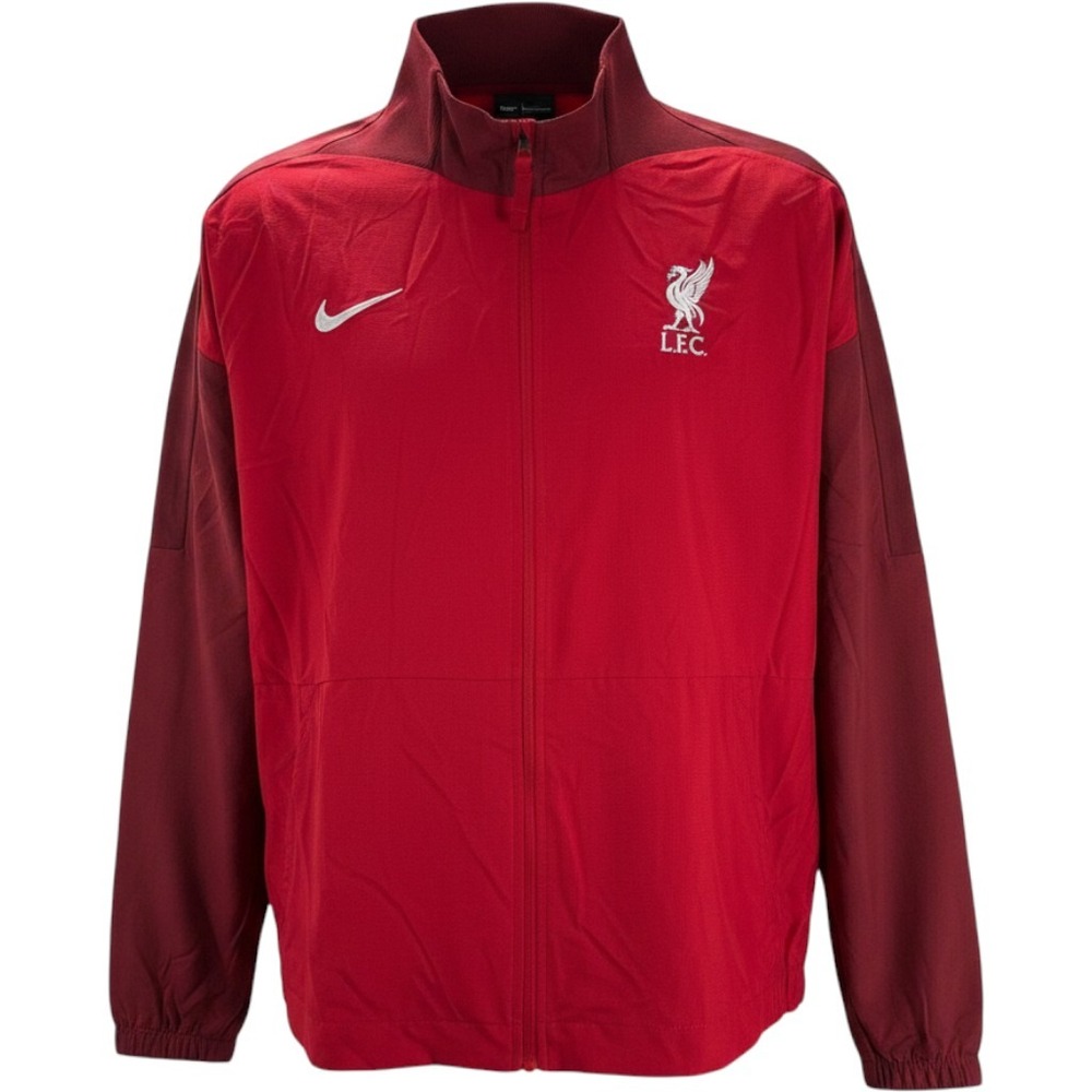 Nike Liverpool FC Womens Dri-FIT Soccer Jacket Red Maroon DX3295-688 XL NEW